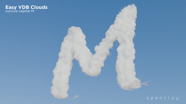 Cursive Capital M